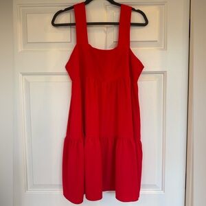 Amanda Uprichard Vibrant Red Mini Dress